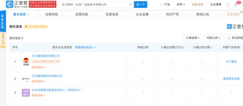 東方集團戰(zhàn)略布局 投資成立東方數(shù)科，拓展信息技術與數(shù)據(jù)處理服務